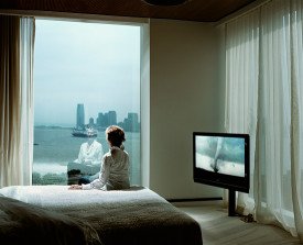 Philip-Lorca diCorcia, Iolanda, 2011. Inkjet print, 40 x 49 1/2 inches. Courtesy of the artist and David Zwirner Gallery.