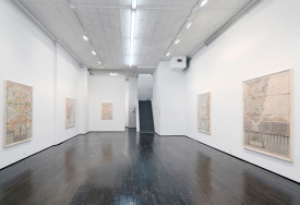 Installation view of "Louise Despont: Harmonic Tremor," 2015, at Nicelle Beauchene. Courtesy of the artist and the gallery.