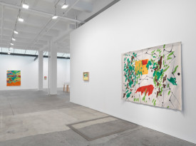 Installation View: "Etel Adnan," Galerie Lelong, 2015. Copyright of the Artist, Courtesy of Galerie Lelong, New York.