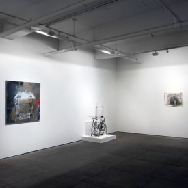 Installation view of "June Leaf: Recent Work," 2015, at Edward Thorp Gallery. Courtesy of the gallery.