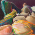 Joan Semmel, Purple Diagonal, 980. Oil on canvas, 78 x 104 inches. Courtesy of the artist and Alexander Gray Associates.