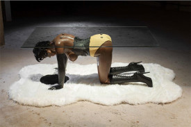 Bjarne Melgaard, Allen Jones Remakes, 2013. Mixed media. Courtesy of Venus Over Manhattan, New York