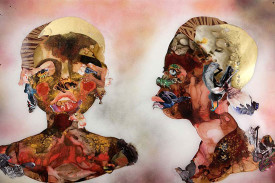 Wangechi Mutu, Blue Eyes, 2008 © Wangechi Mutu and Susanne Vielmetter Los Angeles Projects