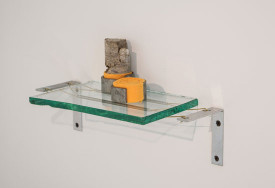 Mary Claire Ramirez, Untitled (Related Chronologies), 2015. Mixed media, 8 x 14 x 17 inches. Courtesy of the Artist