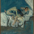 Pablo Picasso, Erotic Scene (La Douceur), 1903. Oil on canvas, 27-5/8 x 21-7/8 inches. Metropolitan Museum of Art. © 2015 Estate of Pablo Picasso / Artists Rights Society (ARS), New York