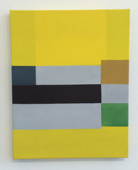 Eric-Brown, Shift, 2015. Oil on linen, 16 x 13 inches. Courtesy of Ille Arts, Amagansett, New York