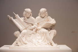 Joshua Koffman. Synagoga and Ecclesia in Our Time. 36 x 45 inches.