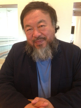Photo of Ai Wei Wei by Robert C. Morgan