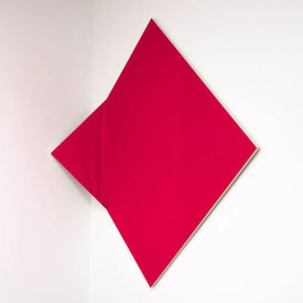 Kaz Oshiro , Untitled Still Life, 2013. Acrylic on canvas, 101 x 93 x 20 inches. Courtesy the artist and Honor Fraser Gallery