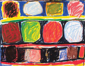 Stanley Whitney, Radical Openness, 1991. Oil on canvas, 81½ × 103½ inches. Courtesy the artist and team (gallery, inc.), New York