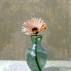 Susan Jane Walp, Gerbera I, 2014. Oil on gessoed paper, 11-1/2 x 10 inches. Courtesy of Tibor de Nagy Gallery