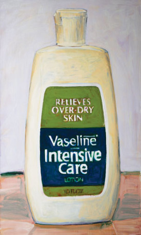 Walter Robinson, Lotion, 1984. Acrylic on canvas, 60 x 36 inches. (c) Walter Robinson, courtesy of the artist