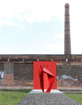 Wasserman Projects, Detroit, with entry portal by Harley Valentine.
