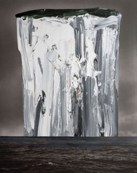 Marcus Harvey, Isle, 2014. Oil on inkjet mounted on plywood, 84 x 66 inches. Courtesy of Locks Gallery, Philadelphia