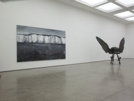 Installation view, Marcus Harvey: White Riot, exhibition, White Cube, London, 2009. Courtesy of White Cube