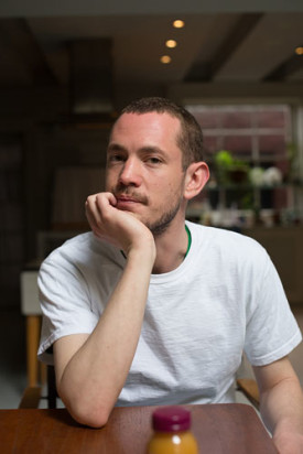 Wolfgang Tillmans, Simon, Sebastian St, 2013. Inkjet print on paper mounted on aluminum in artist's frame, 83-3/4 x 57-1/4 inches. Courtesy of David Zwirner, New York