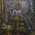 John Lees, Man Sitting in an Armchair, 2008-2015. Oil on canvas, 42 x 36 inches. Courtesy of Betty Cuningham Gallery