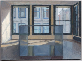 Eleanor Ray, 101 Spring Street, 2014. Oil on panel, 6 x 8 inches. Courtesy of Steven Harvey Fine Art Projects