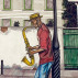 Roy Ferdinand, Untitled (Sax Player), 1993