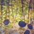 Robert Berlind, Stream and Rocks, 2004, oil on canvas, 64 x 80 inches. Courtesy of Tibor de Nagy Gallery, New York