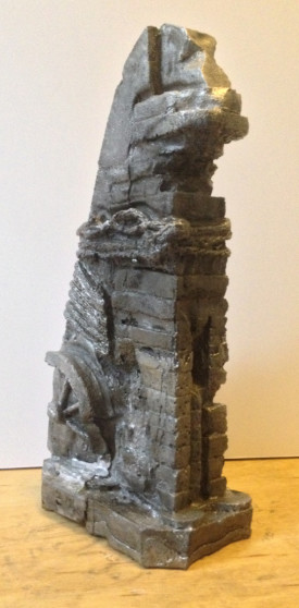William Corwin, San Marco, 2015,. Cast lead, 14 x 4 x 6 inches, edition of 3. Courtesy of the Artist/Zürcher Gallery
