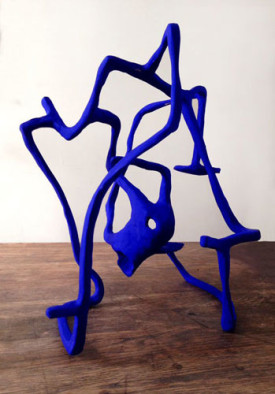 Mike Ballou, Other Way, 2013-15. Toy, clay, steel, c. 17 x 15 x 18 inches. Courtesy of the Artist and Pierogi