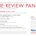The Review Panel, February 9