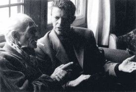 Balthus and David Bowie, 1994. Photo: Jean-Francois Schlemmer