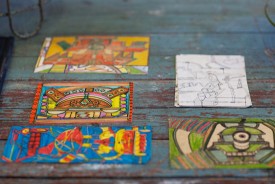 Works by Tom Burleson on view at the Webb Gallery, Waxahachie, Texas. Photo: Michelle Mackey