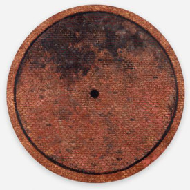 Martin Wong, Heaven 1988. Acrylic on canvas, 72 inches in diameter. Estate of Martin Wong, courtesy of PPOW Gallery