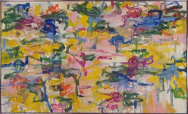 Kikuo Saito, Paper Lake, 2011. Oil on canvas 39-3/4 x 59-1/2 inches. Courtesy of Leslie Feely