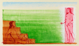 a plate from Julian Bell, The Book of Beginnings, reviewed here