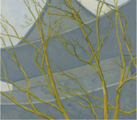 Robert Berlind, Nanzen-ji Sanmon, 2014. Oil on linen, 56 x 65 inches. Courtesy of Lennon, Weinberg, Inc.