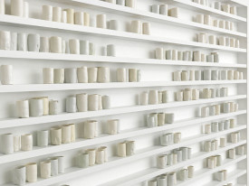 Edmund de Waal, breathturn I, 2013. Detail. © Gagosian/Mike Bruce