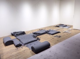 Barry Le Va, Switch, 1967/2016. Various materials, dimensions variable. Courtesy of the Artist and David Nolan Gallery.