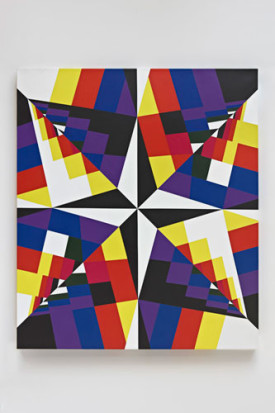 Regina Bogat, Andromeda, 1965. Acrylic on canvas, 44 x 38 inches. Courtesy of Zürcher Gallery, New York/Paris