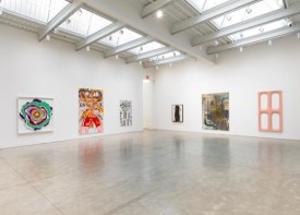 Installation shot, Nice Weather, a group show curated by David Salle at Skarsdedt Gallery, New York
