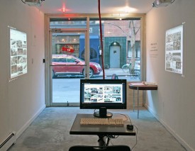 Firewall: Pop Up Internet Café, Orchard Street, New York, 2016