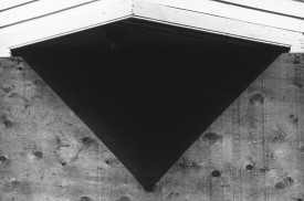 Ellsworth Kelly, Doorway Shadow, Spencertown, 1977. Gelatin silver print, 8-5/8 x 12-7/8 inches. Courtesy of Matthew Marks Gallery