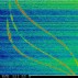 Laura Poitras, ANARCHIST: Power Spectrum Display of Doppler Tracks from a Satellite (Intercepted May 27, 2009), 2016. Pigmented inkjet print mounted on aluminum, 45 × 64-3/4 inches. Courtesy the artist