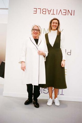 Gallerist Greta Meert and Laetita Van Iseghem