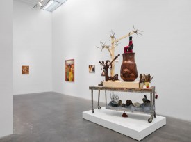 Installation view, "Nicole Eisenman: Al-ugh-ories," 2016, at the New Museum. Courtesy of the New Museum.