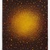 Karen Arm, Untitled (Yellow Red Sun on Black Red), 2016. Watercolor on paper, 18 x 15 inches. Courtesy of the artist and P.P.O.W.