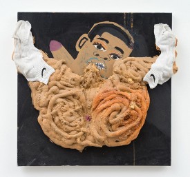 Jonathan Lyndon Chase, Untitled, 2014. Mixed media on canvas 25x 25 inches. Courtesy of the Artist