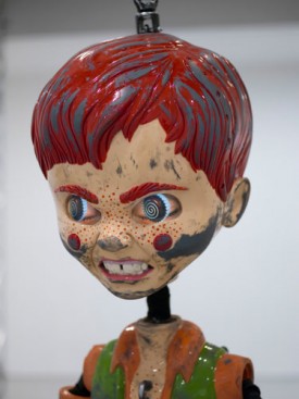 Jordan Wolfson, Colored sculpture, 2016. Mixed media, dimensions variable. Courtesy Sadie Coles HQ, London and David Zwirner, New York.