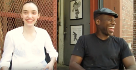 Oona Zlamany and Leonardo Drew