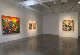 Installation view, "Bill Hassell: Visions and Voices," 2016, at Conduit Gallery. Courtesy of the gallery.