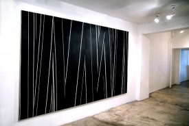 David Rhodes, Untitled 2.5.16, 2016. Acrylic on canvas, 78 x 118 inches. Courtesy of the Artist and Hionas Gallery.