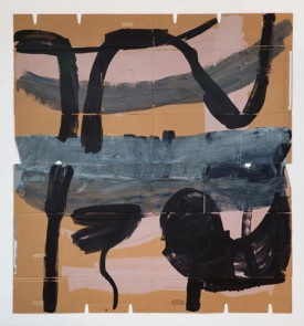 Virva Hinnemo, The Road, 2016. Acrylic on cardboard, 76-1/4 x 71 inches. Courtesy of the Artist and Anita Rogers Gallery.