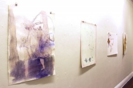 installation view, Cora Cohen: Bridge Freezes Before the Road, New York Studio School, 2016